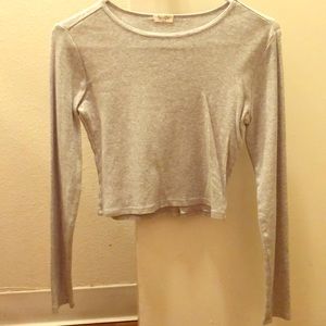 grey long sleeve
